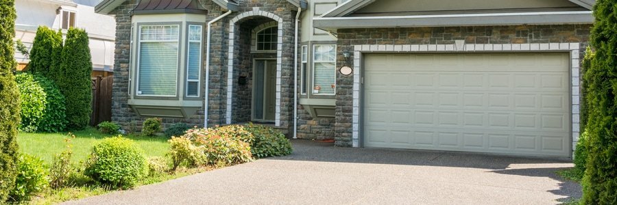 garage door driveway