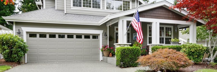 garage door home