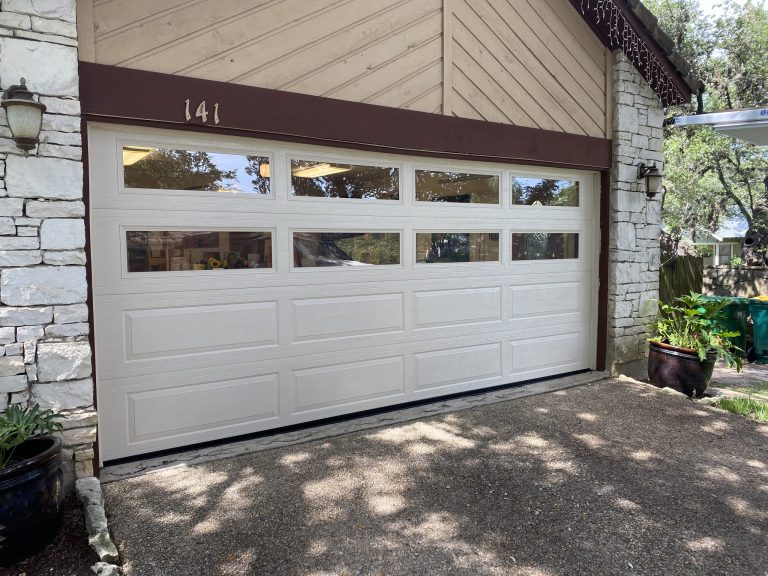 hill country overhead door garage door for customer