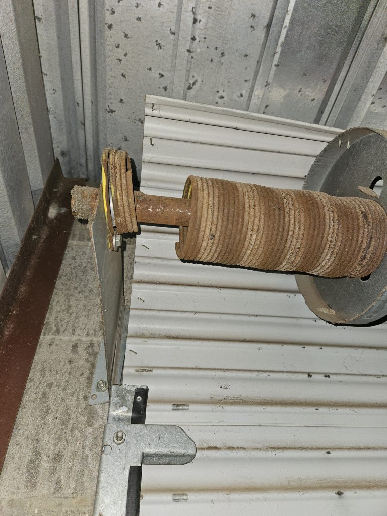Broke Garage Door Springs 002