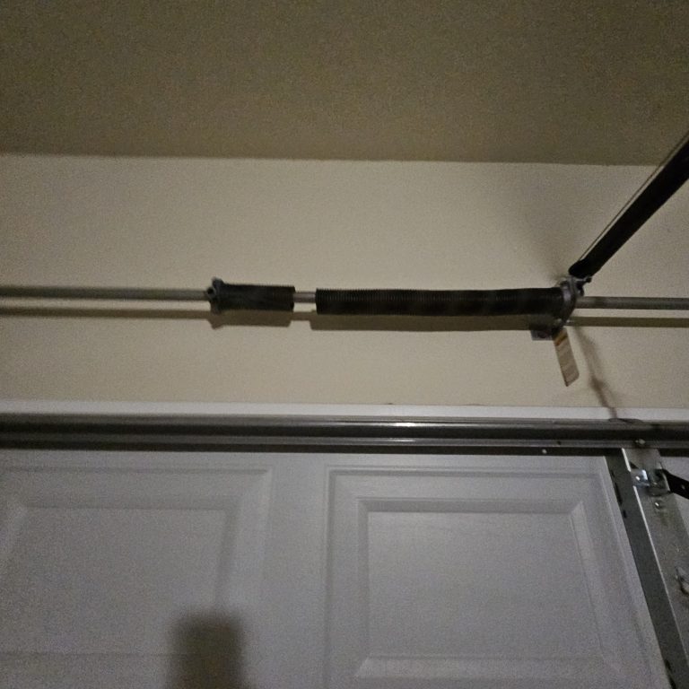 Broke Garage Door Springs 007