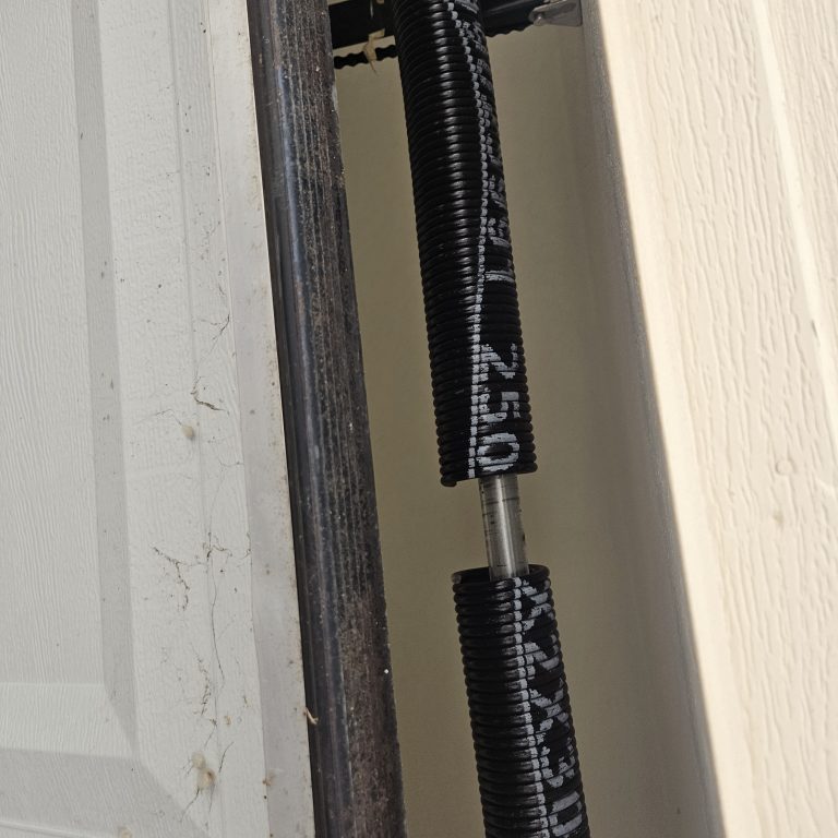 Broke Garage Door Springs 011
