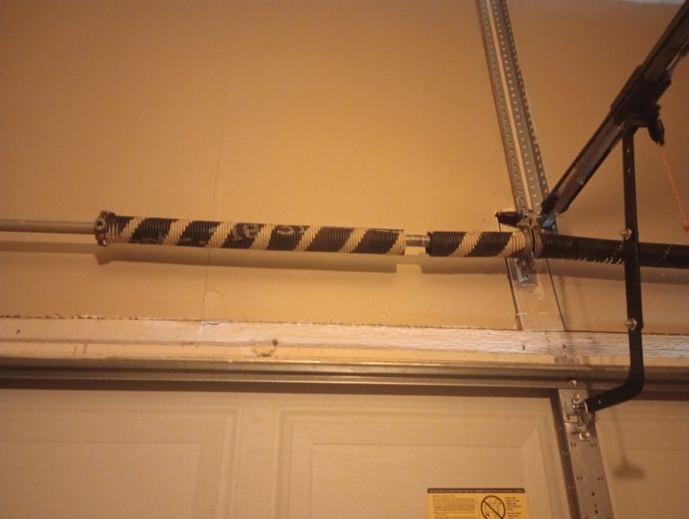 Broke Garage Door Springs 024