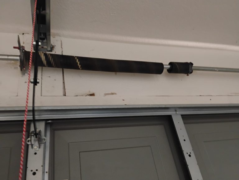 Broke Garage Door Springs 027