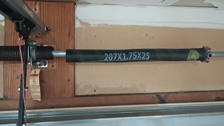 Broke Garage Door Springs 030