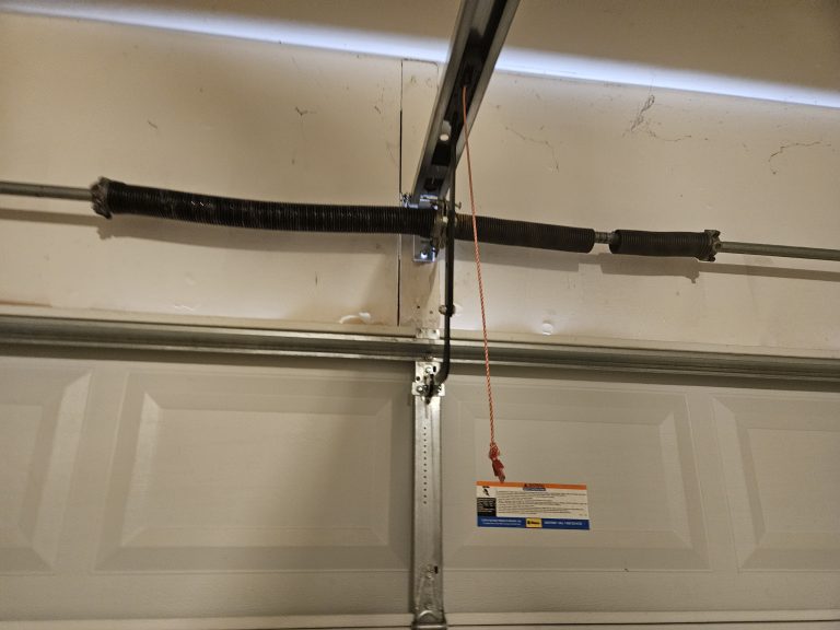 Broke Garage Door Springs 035