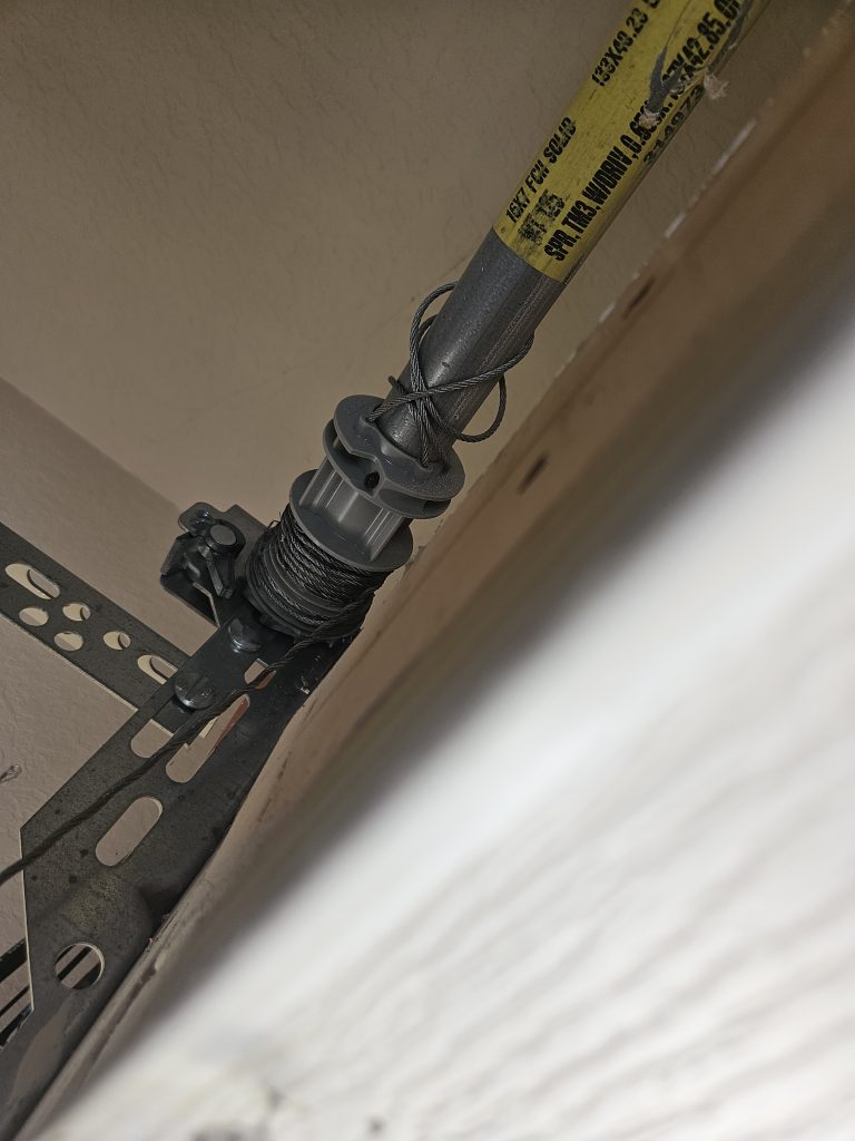 Cable Off Garage Door 016