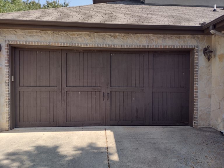 Custom Cedar Garage Doors 054
