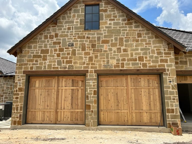 Custom Cedar Garage Doors 056
