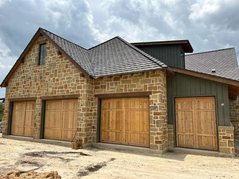 Custom Cedar Garage Doors 057